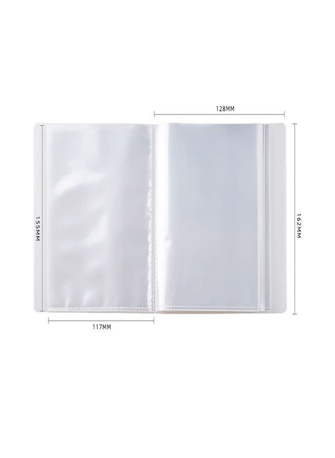Teensery 40 Pockets Small Photo Album 4" x 6" Photos Storage Book with Translucent Frosted Cover for Artworks, Postcards, Pictures, Stickers (1 Piece) - Image 5