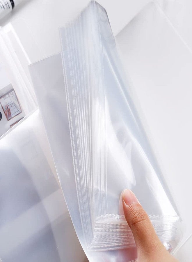 Teensery 40 Pockets Small Photo Album 4" x 6" Photos Storage Book with Translucent Frosted Cover for Artworks, Postcards, Pictures, Stickers (1 Piece) - Image 4