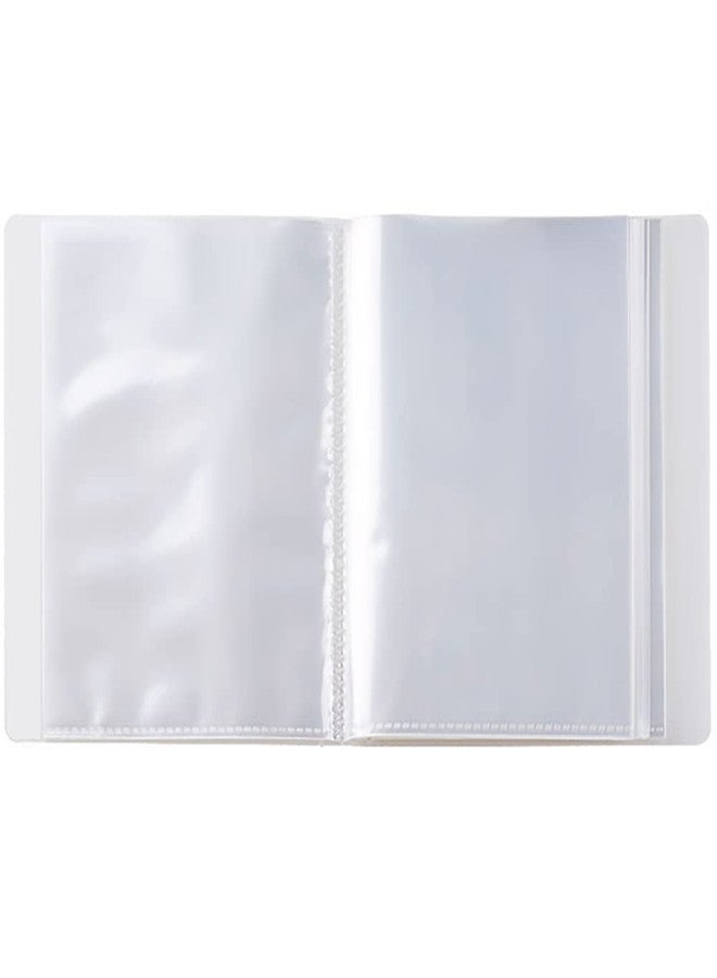 Teensery 40 Pockets Small Photo Album 4" x 6" Photos Storage Book with Translucent Frosted Cover for Artworks, Postcards, Pictures, Stickers (1 Piece) - Image 1