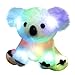 Glow Guards 10 Light up White Koala Stuffed Animal LED Soft Plush Wildlife Toy with Rainbow Night Lights Ideal Birthday Childrens Day for Toddler Kids - Image 4