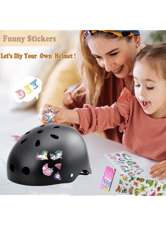 FOOKCIAN Kids Bike Helmet,Toddler Skateboard Helmets for Ages 2-3-5-8-14 Years Boys Girls with Knee and Elbow Pads Wrist Guards fit Skates,Skateboarding,Skating Scooter Adjustable Bike Helmet - Image 2