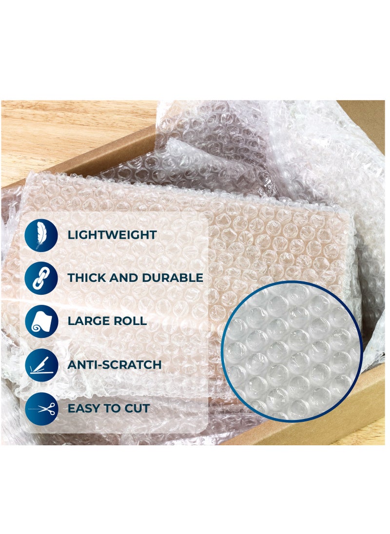 Hi Care - Air Bubble Cushioning Wrap Roll 150cm x 30m  for Packaging Fragile Items - Bubble Wrap Roll, Shipping, Mailing, Packing and Moving Supplies - Image 1