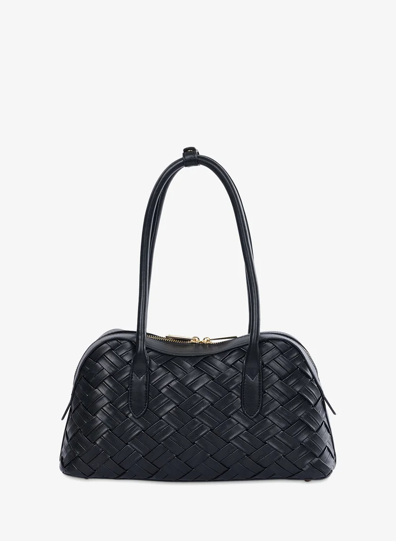 milano LESLIE WEAVE SHOULDER BAG