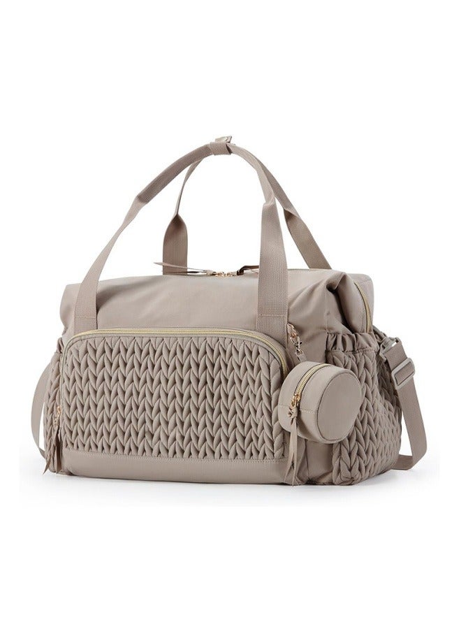 OCTOBER Diaper bag handbag large-capacity travel diaper bag delivery hospital bag with pacifier box  - Image 1