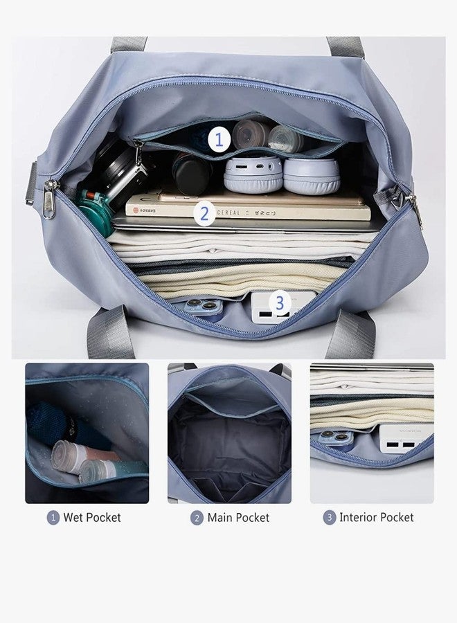 Firstdemand Foldable Travel Duffel Bag Large Capacity Folding Travel Bag Travel Lightweight Waterproof Carry Luggage Bag (Peach) - Image 5