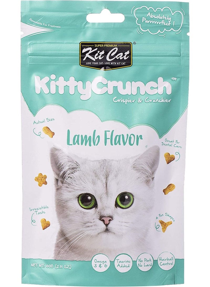 Kit Cat Kitty Crunch Lamb Flavor Cat Treats 60g