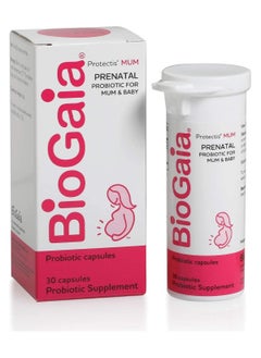 BioGaia Protectis Mum A Prenatal Probiotic Helpful for Mom & Baby 30 Capsules