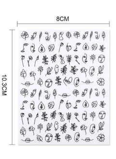 KHAJUL Nail Art Stickers for Women Girls (6 Sheets)  - Image 2