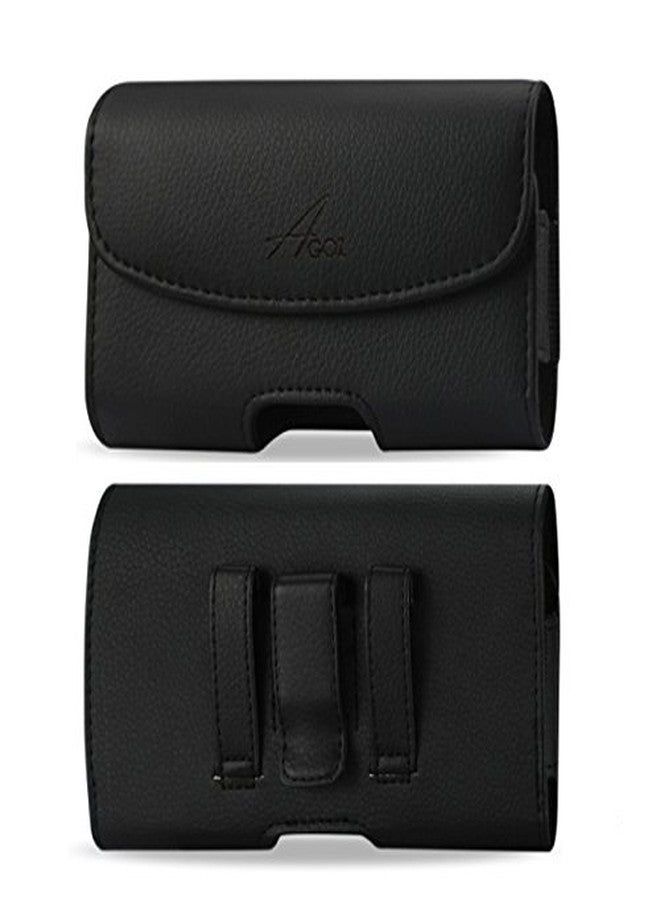 AGOZ Premium Leather Case for Kyocera DuraForce E6560 E6762, Pouch Holster with Belt Clip & Belt Loops(NOT for DuraForce XD E6790) - Image 1