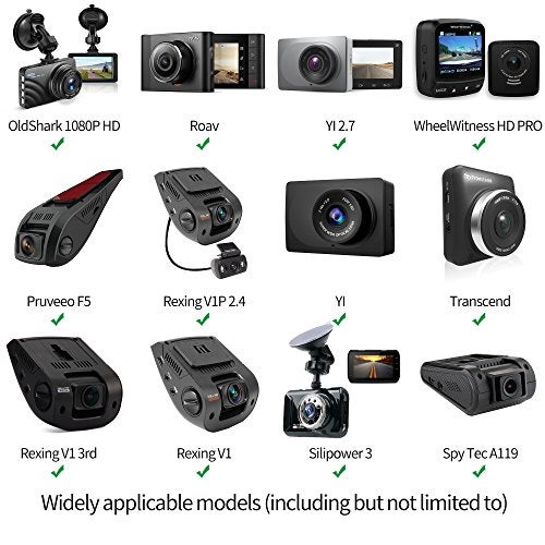 SoeKoa Dash Cam Suction Cup Mount and Glue Adhesive Mount Compatible with Dash Camera/DVR Video, Come with 10+ Different Joints Suitable for Crosstour, YI 2.7", Rexing V1P, UGSHD, APEMAN and Other Dash Cam - Image 4