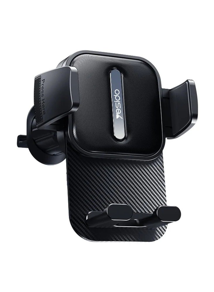 يسيدو حامل هاتف دوار من Yesido C167 بمنفذ هواء السيارة (أسود) - Image 1