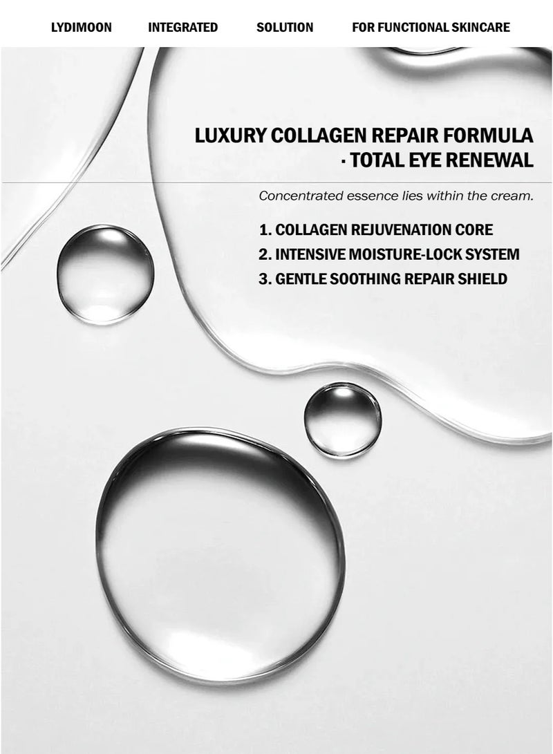 LYDIMOON Collagen Anti-Wrinkle Eye Cream | Fade Fine Lines & Dark Circles, Tighten Eye Area 20g - Image 4