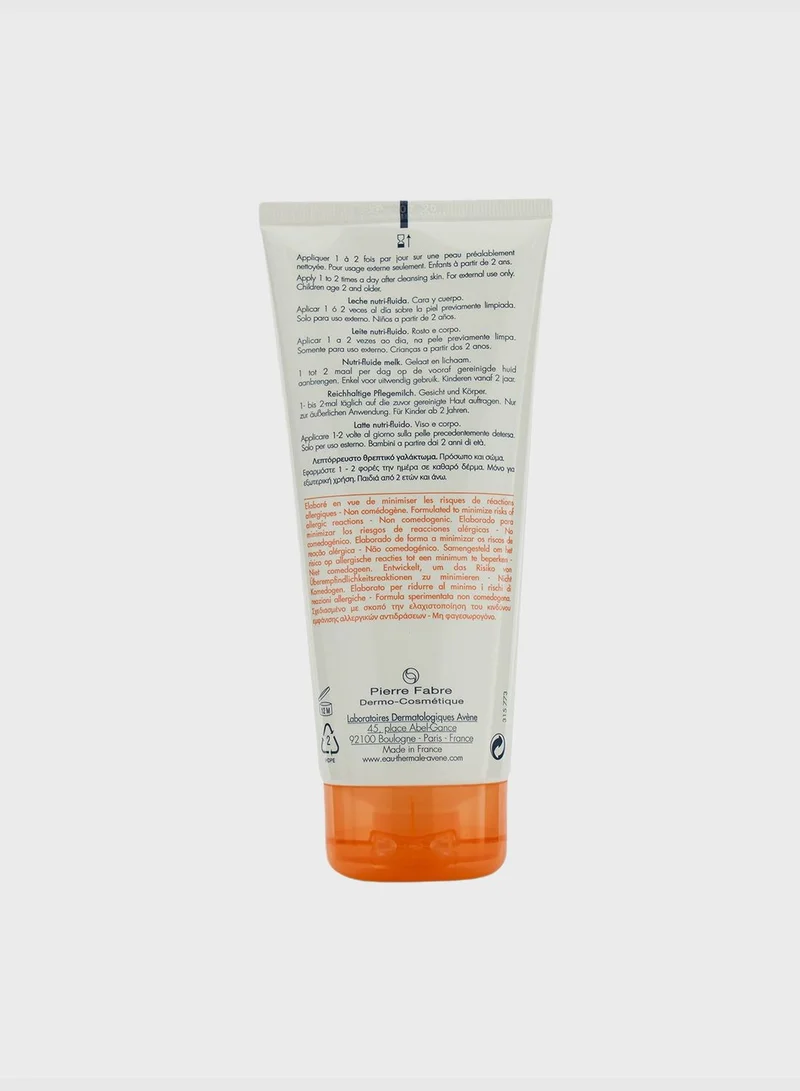 Avene TriXera Nutrition Nutri-Fluid Face & Body Lotion - For Dry Sensitive Skin