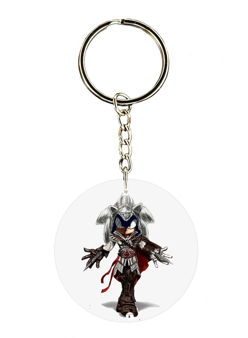 RKN Sonic Printed Keychain