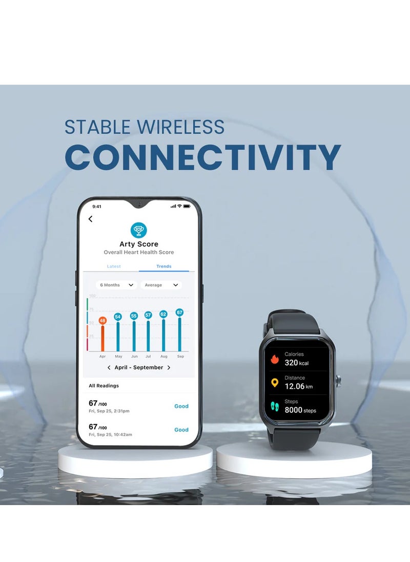 HiFuture - Ultra2 Pro 1.78 Amoled Bt Calling Smart Watch - Black - Image 1