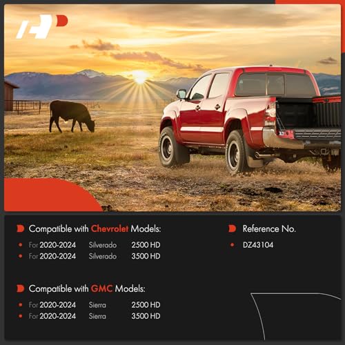 A-Premium Tailgate Assist Shock Compatible with Chevrolet & GMC Models - 2020-2024 Silverado Sierra 2500 HD 3500 HD Pickup Truck Tail Gate Lift Assist Shock Absorber Tailgate Damper DZ43104 - Image 3