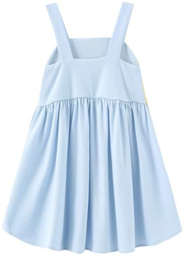 Frogwill Toddler Girls Fifties Summer Dress Blue Rainbow 2-7Y (2T, Purple) - Image 2