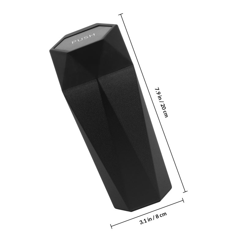 Portable Car Trash Can, Secure Lid Dustbin for Automotive Use, Fits Most Cup Holders - Image 2