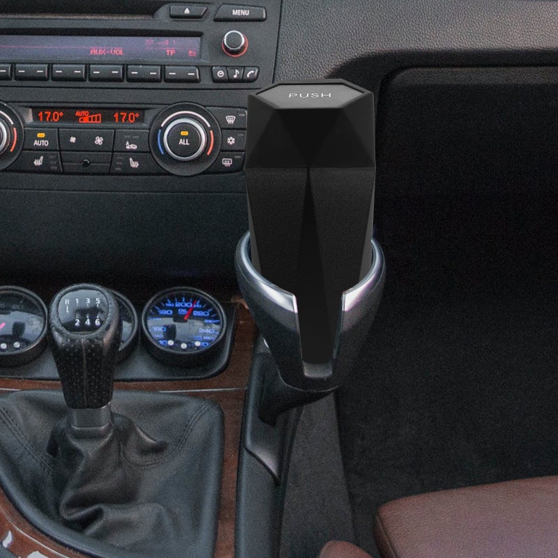 Portable Car Trash Can, Secure Lid Dustbin for Automotive Use, Fits Most Cup Holders - Image 5