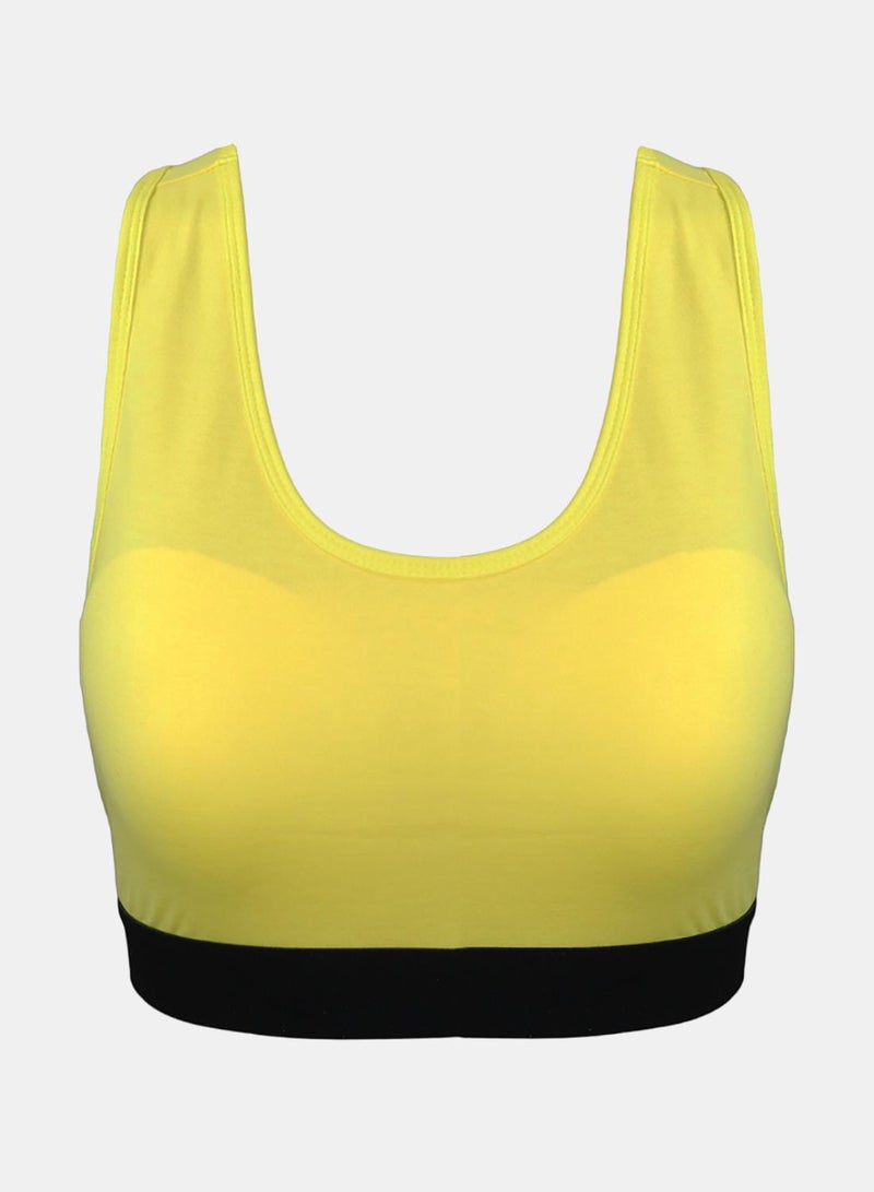 Lasso Cotton Set Of 3 Pieces Soft Bra Padded Support Comfort Active - Image 3