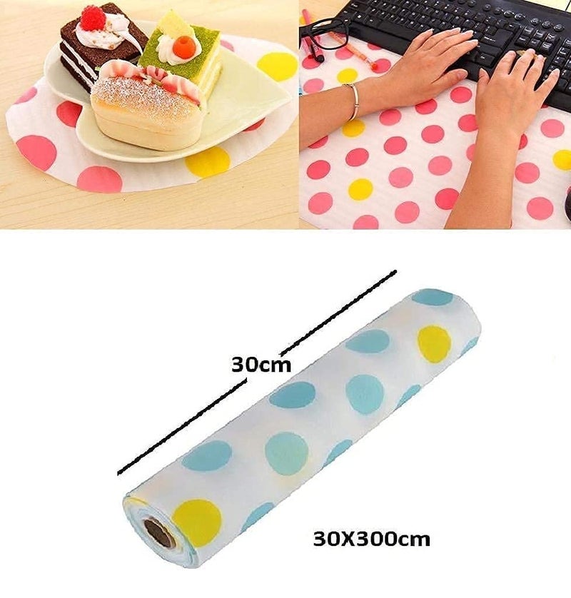 Gokich Gokich Set of 2 Plastic Foam Antibacterial Cabinet Pad Household Wardrobe Moisture Drawer pad Waterproof Anti Slip Paper Roll Kitchen Cupboard Liner Drawer Mat  - Image 2