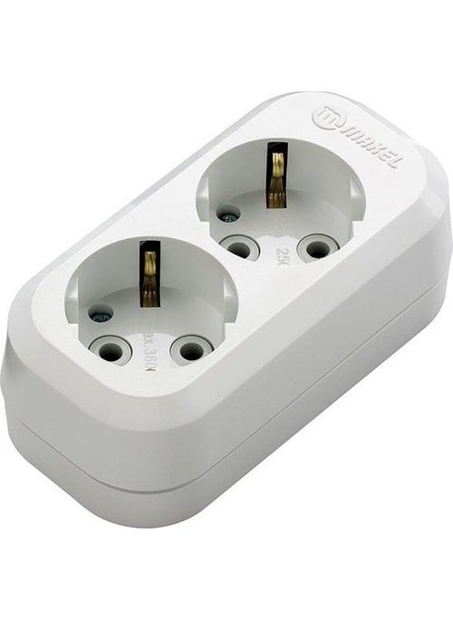 Makel Double Grounded Group Socket 
