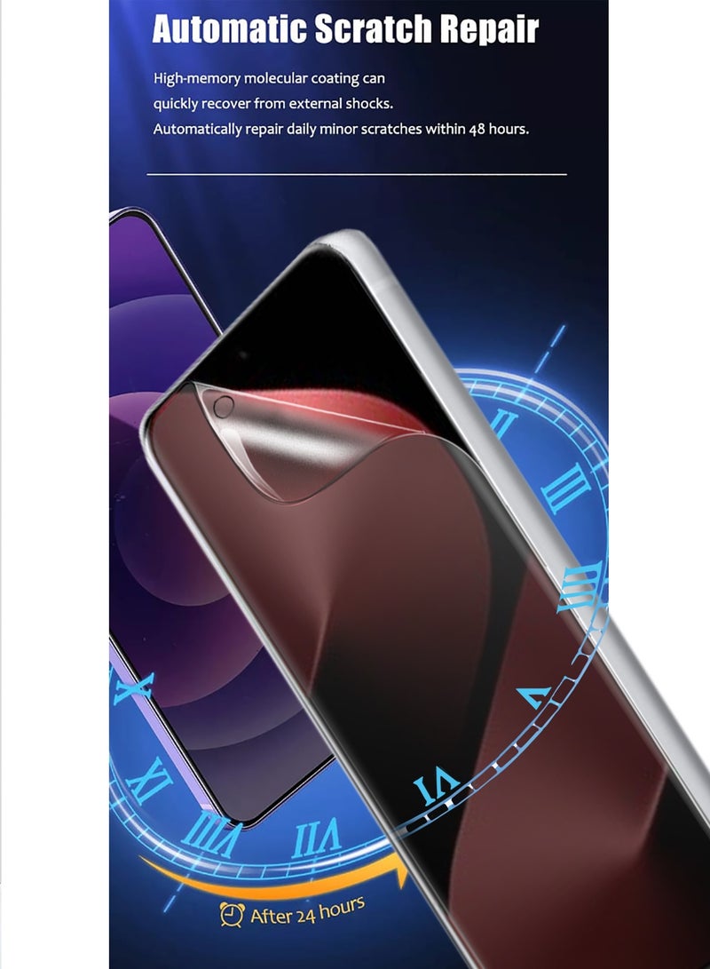 Wtech Huawei Pura 80 Pro 5G 2025 Premium Hydrogel Anti Spy / Anti Privacy Film Thin and Flexible Screen Protector (MSHFMP) - Clear - Image 5