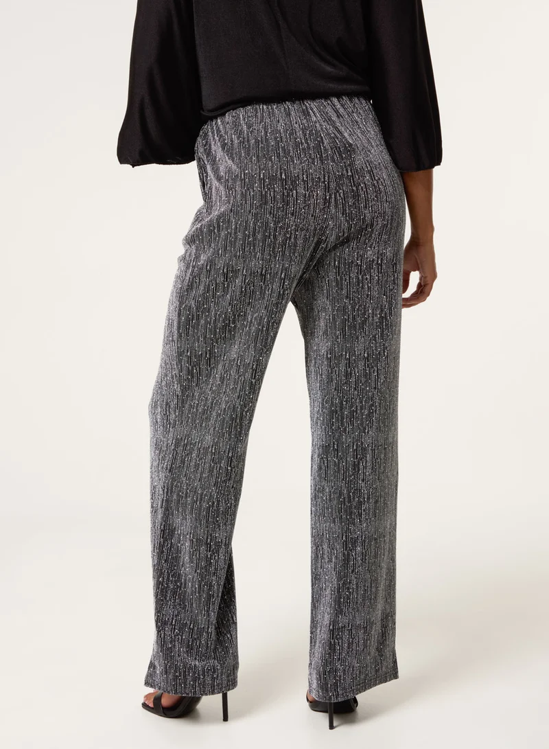 بلو فانيلا Rhinestone Detailed Trousers