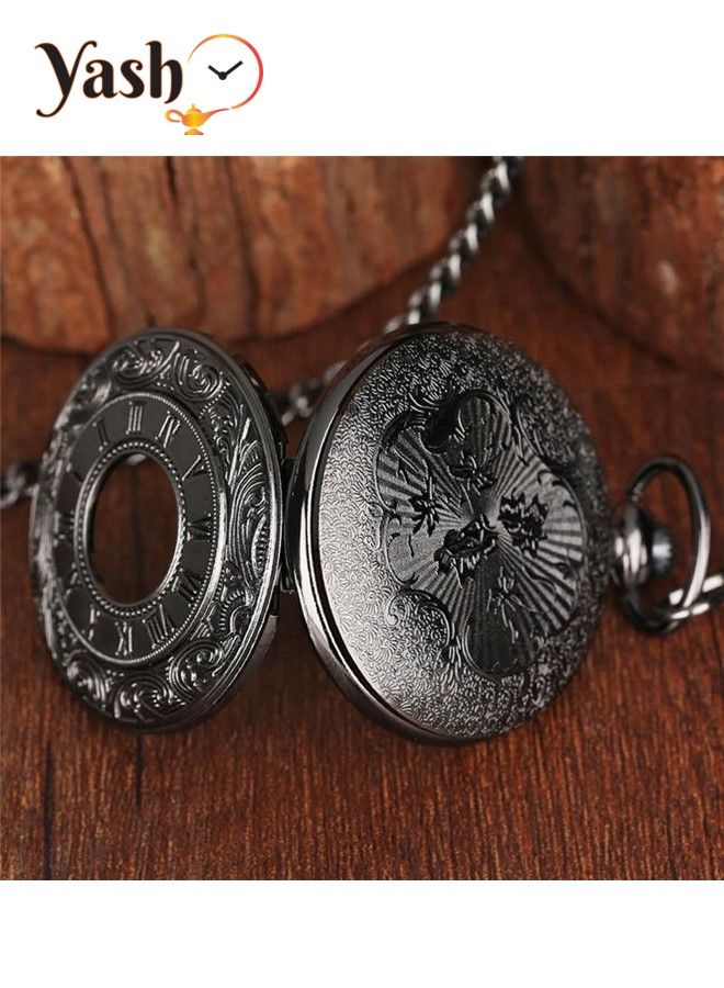 YASH Yash Romanian Style Quartz Pocket Watches Collection  - Image 4