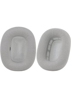 Sponge Cover Ear Pads Airpods Max Headset Replacement Protein Leather Ear Cushion Accessories Digital Computer Digital-Color:Single Net Silver Gray Earmuff