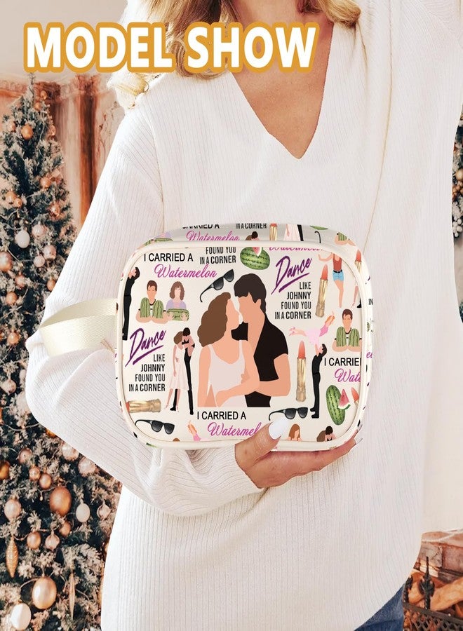 XYANFA Dance Miove Inspired cosmetic bag Dance lover gift Watermelon themed Gift 80s Movie Zipper Pouch (Dance LIKE t-m) - Image 4