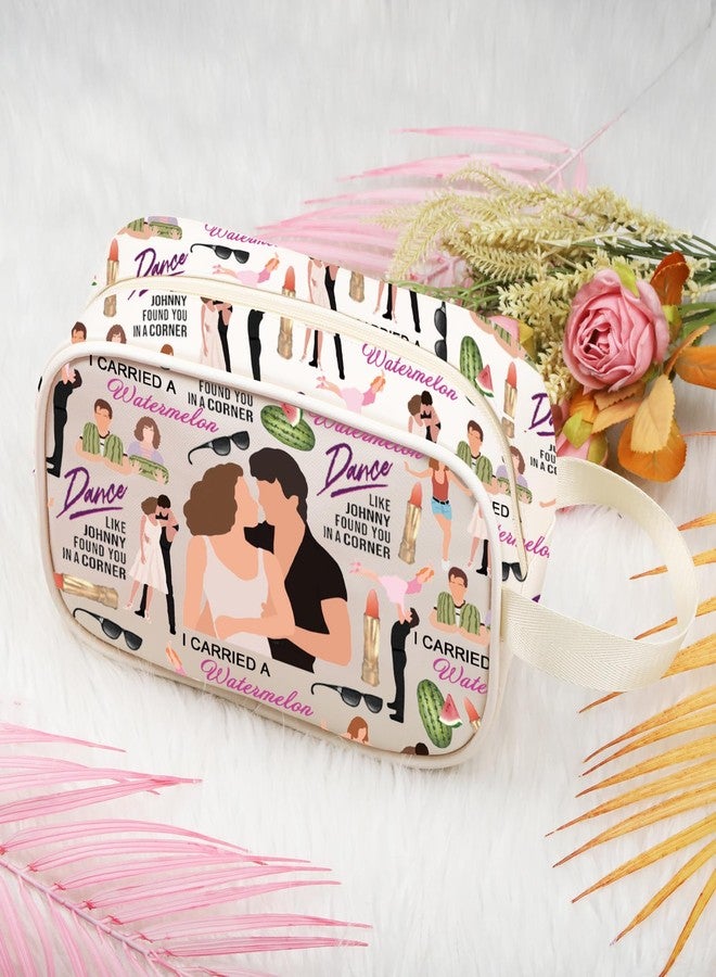 XYANFA Dance Miove Inspired cosmetic bag Dance lover gift Watermelon themed Gift 80s Movie Zipper Pouch (Dance LIKE t-m) - Image 5