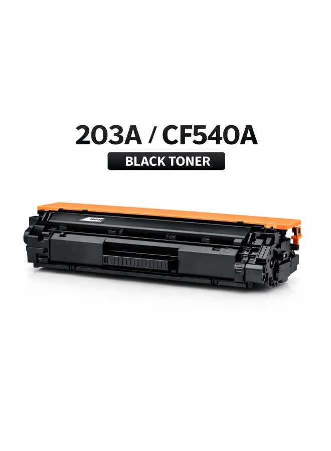 مالتي كلر خرطوشة حبر متوافقة HP 203A CF540A أسود – حبر ليزر عالي الجودة - Image 2