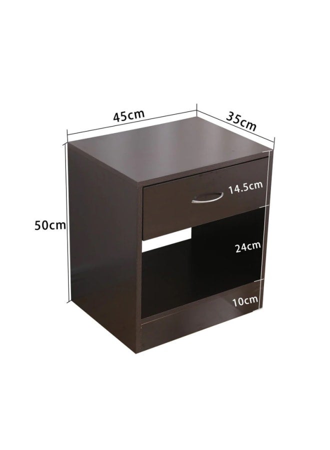 ريترو كومود مودرن 45سم – بني - Image 4