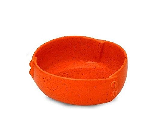 Caffeine CeramicHandmade Orange Buttoned Serving Bowl Set of 1 - Image 2