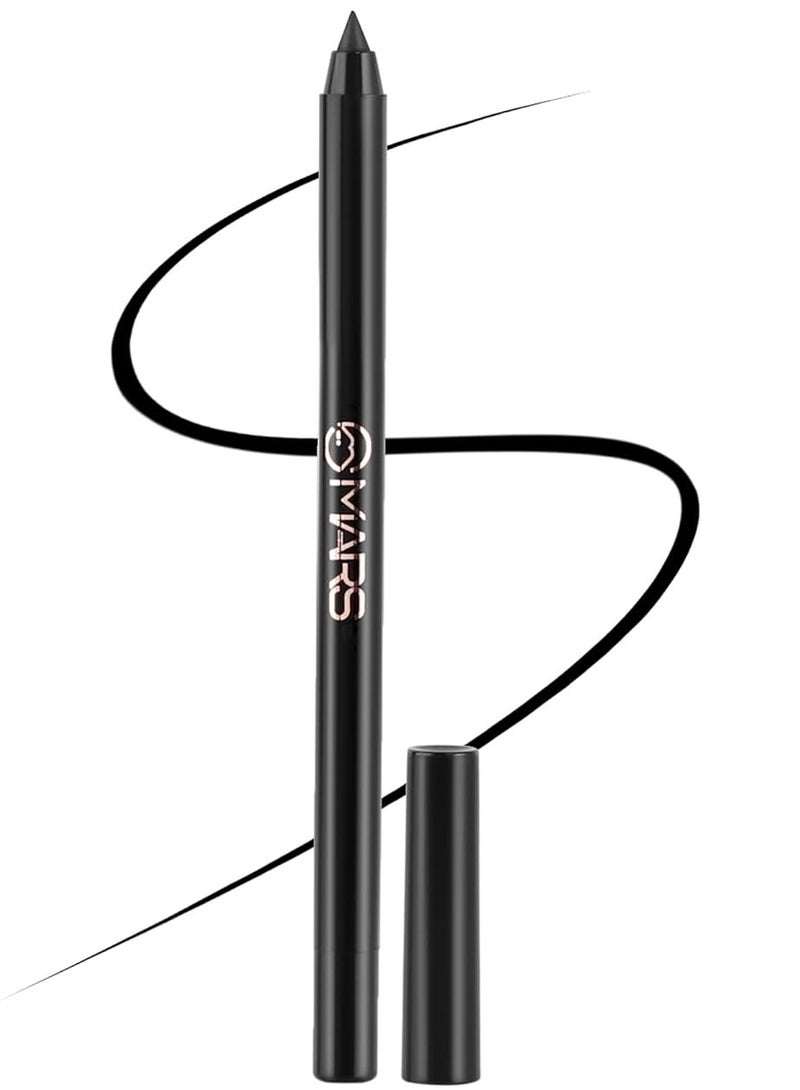 مارس قلم رصاص MARS لن يتلطخ ولن يتزحزح، قلم كاجال ناعم ومطفأ اللمعة، يدوم طويلاً ومقاوم للماء03-القطيفة السوداء - Image 1