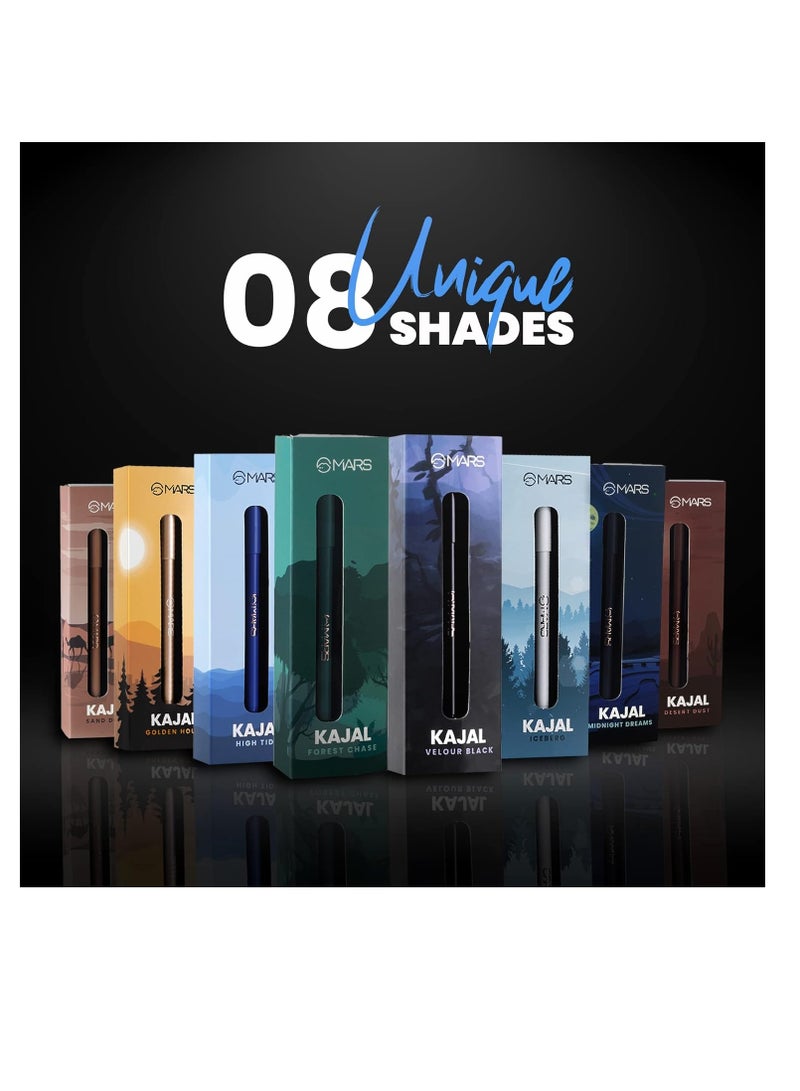 مارس قلم رصاص MARS لن يتلطخ ولن يتزحزح، قلم كاجال ناعم ومطفأ اللمعة، يدوم طويلاً ومقاوم للماء03-القطيفة السوداء - Image 5