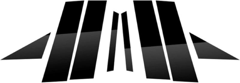 QASULER 8PCS Polished Pillar Posts for Mazda 3 Axela - Image 1