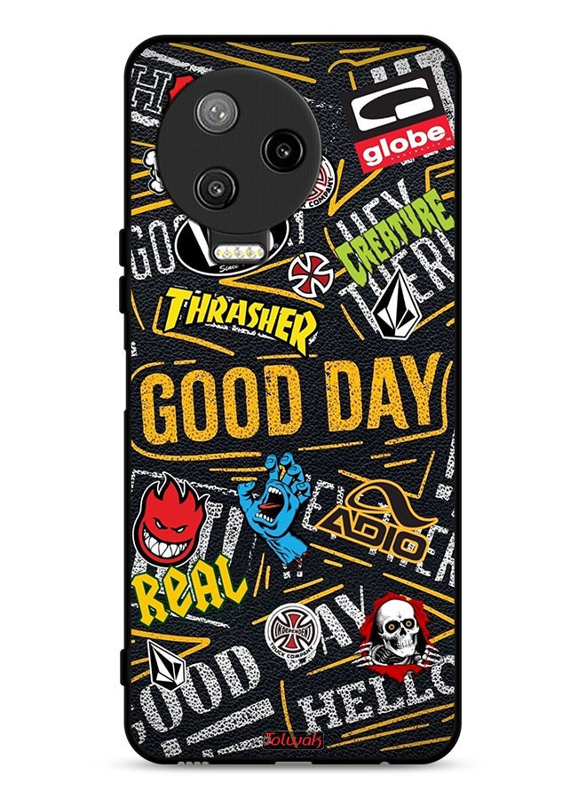 Tolwak Infinix Note 12 Pro 4G Protective Case Cover Good Day - Image 1