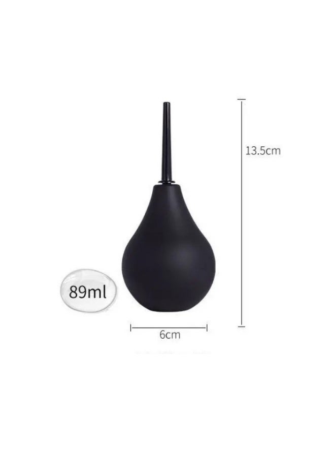 Generic Enema Cleanser Feminine Hygiene Cleanser Enema Ball Syringe Black (89 ml) 