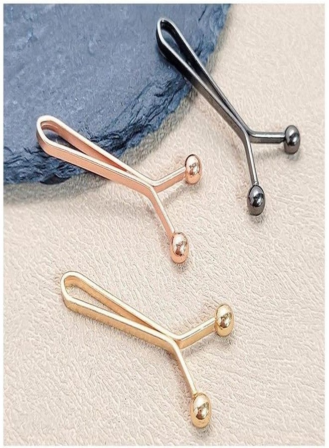 Rinpoche Hijab Pins Clips For Women, Cute Scarf Clip Hijab Pins Pearl Brooch Pins, Headscarf Shawl Scarf Muslim Hijab Scarf Clips Safety Pins Buttons Wedding Dress Decorative Boutonniere Multicolor Headscarf Accessories Pack Of-8 - Image 2