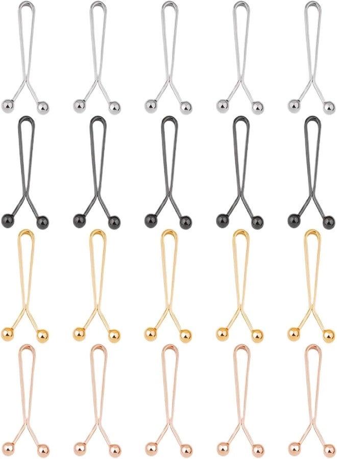 Rinpoche Hijab Pins Clips For Women, Cute Scarf Clip Hijab Pins Pearl Brooch Pins, Headscarf Shawl Scarf Muslim Hijab Scarf Clips Safety Pins Buttons Wedding Dress Decorative Boutonniere Multicolor Headscarf Accessories Pack Of-8 - Image 1