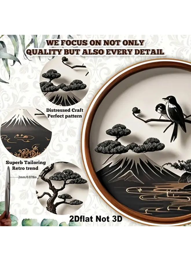 2D Flat Acrylic Wall Art Set Of 4 Natural Landscape Scenery Model 621 5 - Image 3