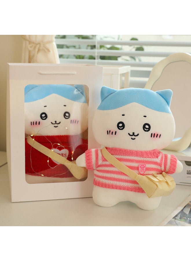 Cute Doll Doll Dressing Usaki Brothers Good Fragrance Kawaii Small Eight Plush Toy Pillow Gift Doll-Specifications:Blue Sweater Carrot Satchel-Color:Sweater 25cm  - Image 5