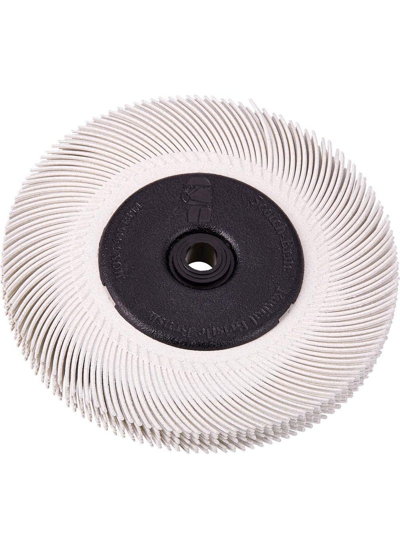 Cubitron Cubitron Radial Bristle Brush, 3M/Aluminum Oxide, 6000 rpm, 6 Diameter x 7/16 Width, 120 Grit (Pack of 1)  - Image 4