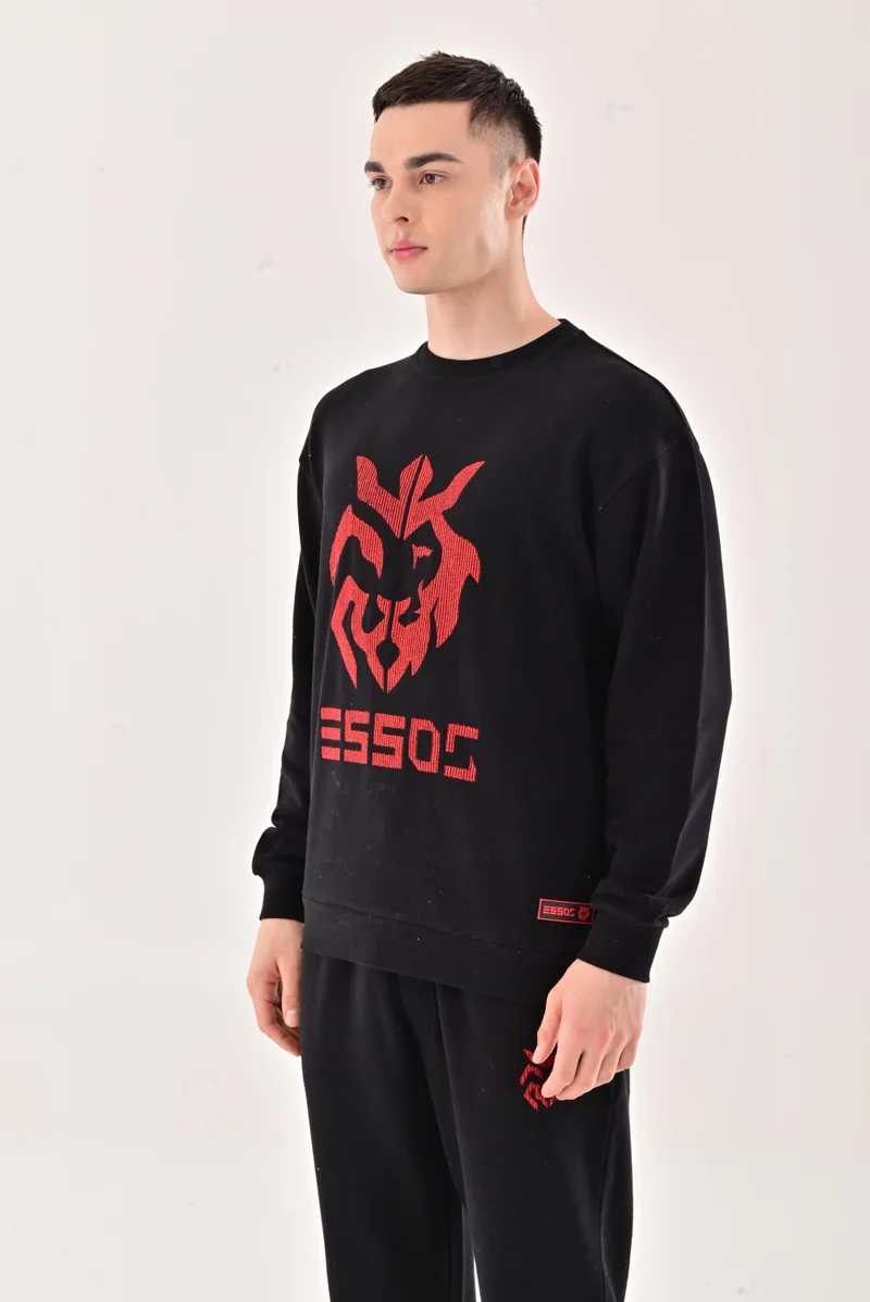 Esso5 Cross Stitch Logo Sweatshirt