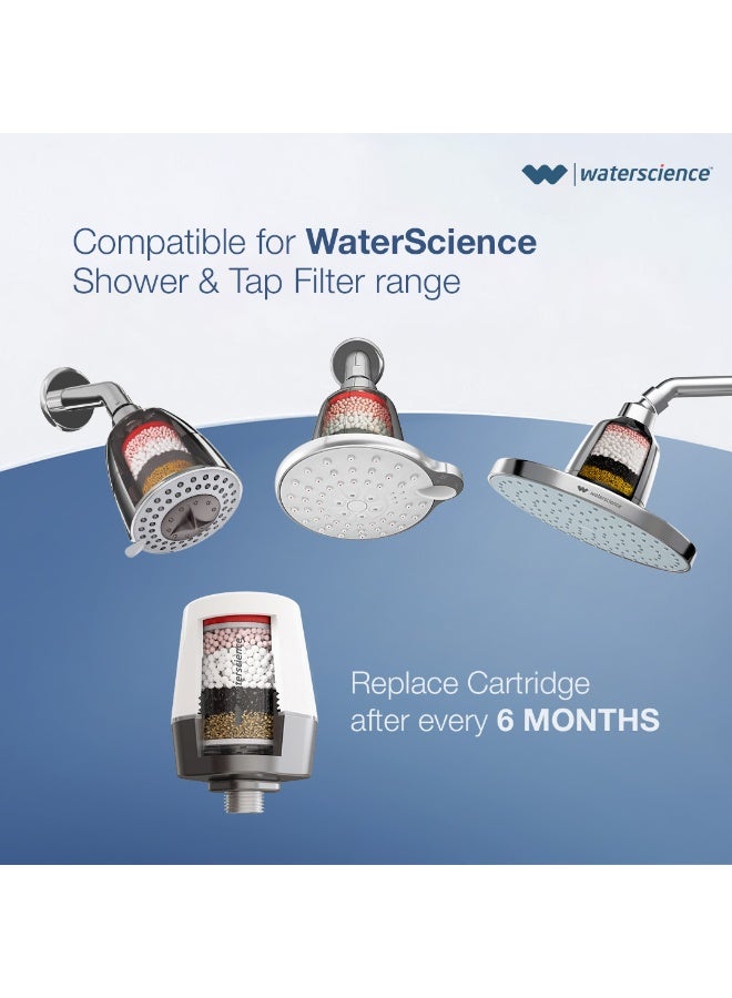 WaterScience Replacement Cartridge for CLEO Shower and Tap Filter - Image 4
