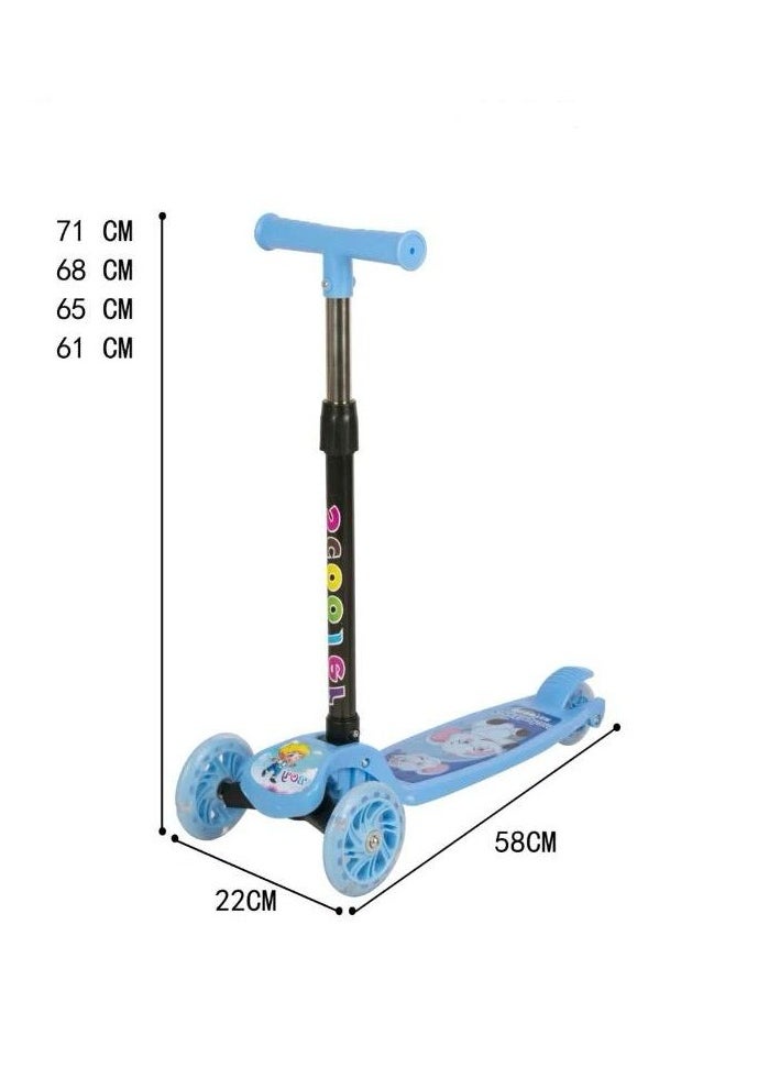 Small adjustable 3 wheel push scooter with light from age 3 to 5 - pzsku/Z5C2754A8FE1865FACA53Z/45/_/1730575258/7f3a31f6-8a68-4434-93c3-bd68e415fc39