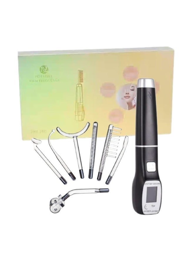 sd e-trading 7In1  Digital  High Frequency Facial Machine, Portable Wand For Hair,Acne,Hair Growth,Wrinkle Reducing,Skin Tightening Tools - Image 1