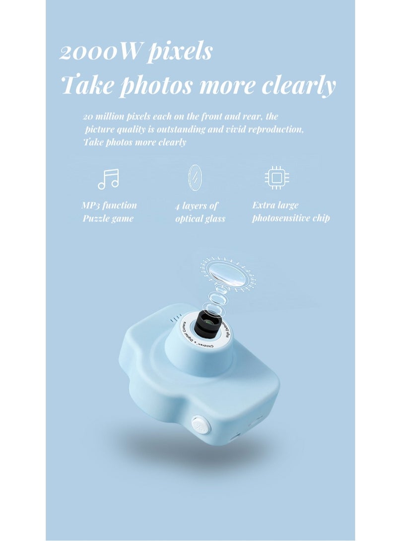 دوشر كاميرا تصوير وتسجيل فيديو رقمية عالية الوضوح تصلح كهدية للأطفال - Image 3